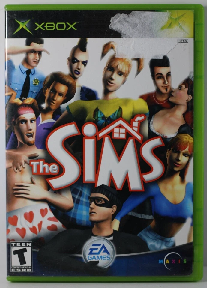 Sims (Microsoft Xbox, 2003) CIB - Image 1 of 4