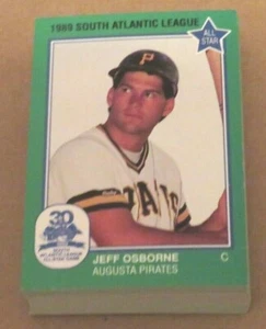 Grand Slam 1989 South Atlantic League All-Star lote 44 cartas diferentes Sanders Hu - Imagen 1 de 2