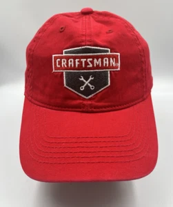 Cappello Craftsman Tools Rosso Cappellino Regolabile "We Build Pride" USA 100% Cotone - Foto 1 di 6