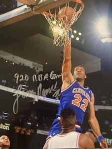 LARRY NANCE SR “ SIGNED" 8X10 PHOTO- CLEVELAND CAVS LEGEND w/inscription w/COA - Picture 1 of 1