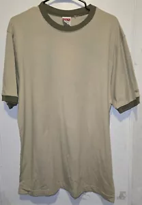 Camiseta Para Hombre XL Union Bay Tostada Con Borde Verde Oliva Camisa Kohl's De Colección NUEVA - Imagen 1 de 4