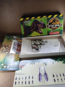 Vintage Milton Bradley 3D Jurassic Park The Lost World 1996 Board Game Unpunched - Picture 1 of 5