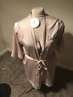 Le Rose Pajama top  xs/s Pink embroidered caroline new 