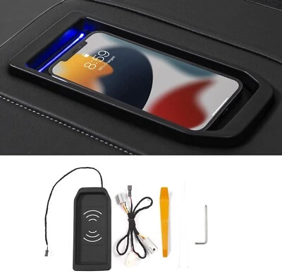 For 2019-2021 Chevrolet Silverado Wireless Charger Tray 15W Fast Center Console - Image 1 of 4