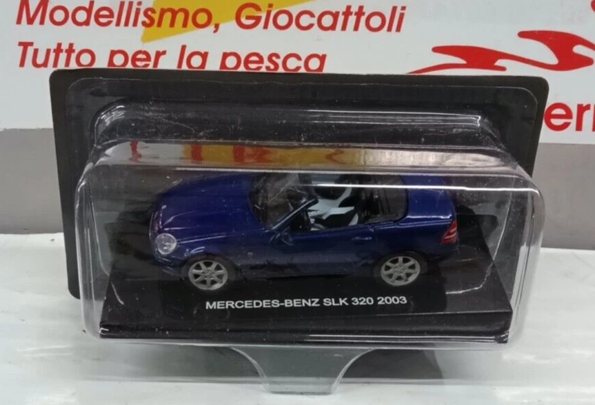 MERCEDES -BENZ SLK 320 2003 BLU - SERIE EDICOLA 1/43 - Immagine 1 di 1