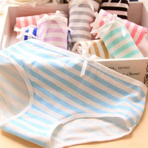 Anime Hatsune Miku Shima Pantsu Höschen sexy niedlich gestreifte Schleifenslips Cosplay - Bild 1 von 15