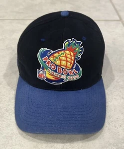 Vintage 1998 NFL Probowl Hawaii Football Blue Snap Cap Hat Officially Licensed - Picture 1 of 6