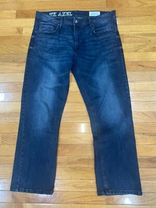 Herren T. K. Axel Straight Leg Jeans Größe W36 X L30 Medium Wash Denim - Bild 1 von 10