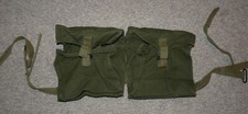 Desert Storm era Iraqi Army issue OD 1958 Pattern Rear Webbing Pouches