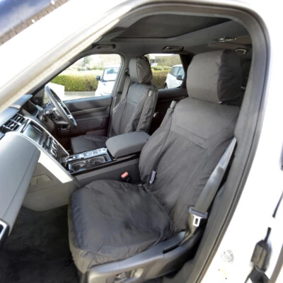 Par de fundas de asiento Land Rover Discovery ajuste personalizado delanteras 2021 2022 2023 2024 SC323 Foto 1 de 4