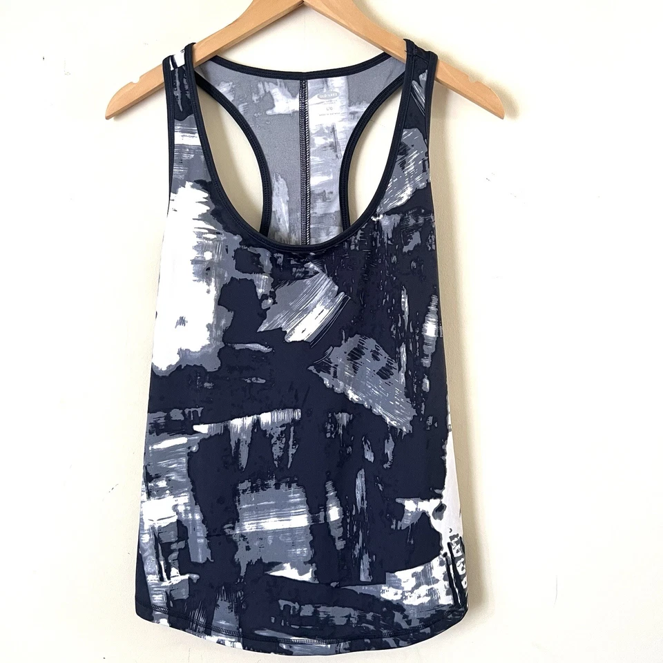 Old Navy Women Shirt Size Large Athletic Racer Back Exercise Tank - Image 1 of 4