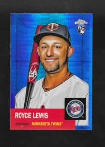 ROYCE LEWIS RC 2022 Topps Chrome Platinum 20 BLUE BLASTER PRISM REFRACTOR ROOKIE - Imagen 1 de 2