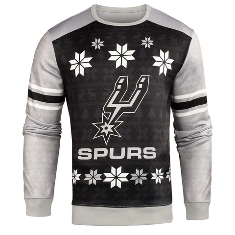 Forever Collectibles NBA Men's San Antonios Spurs Printed Ugly Sweater Cover