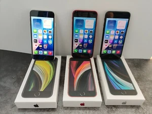 A+++ Apple iPhone SE 2nd Gen 64GB 128GB 256GB Black White Red (Unlocked) 4G - Picture 1 of 51