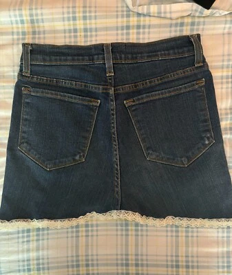 falda vaquera mujer talla 4 hecha a mano Foto 1 de 2