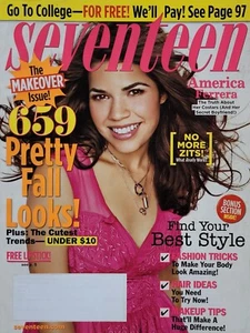 AMERICA FERRERA "UGLY BETTY" October 2008 SEVENTEEN Magazine - Picture 1 of 1