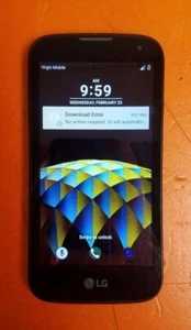 ⭐️⭐️⭐️⭐️⭐️ Used LG K3 LS450 Black Virgin Mobile GSM Android Smartphone - Picture 1 of 4