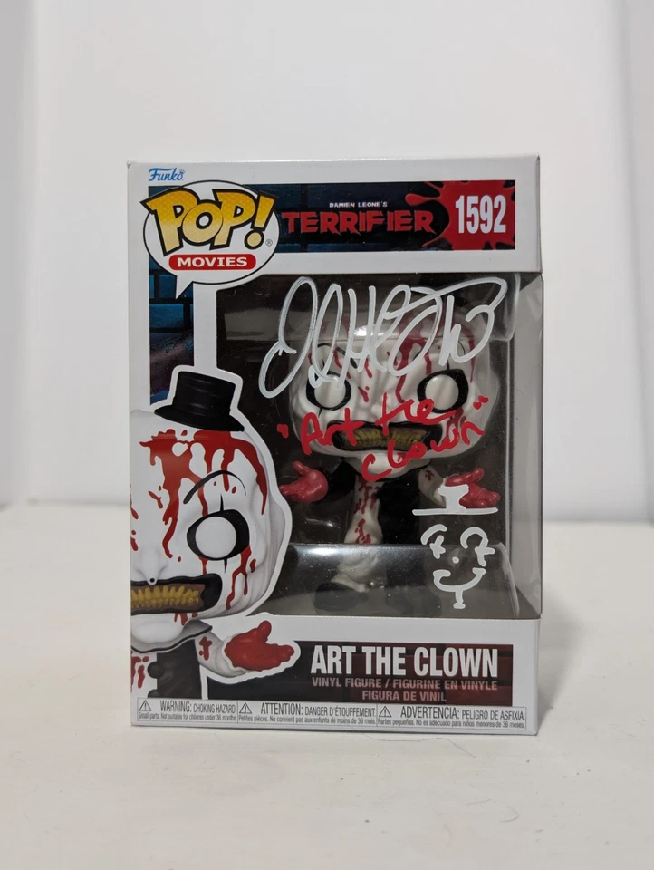 Terrifier Signed Funko David Howard Thornton Autographed " Art The Clown "