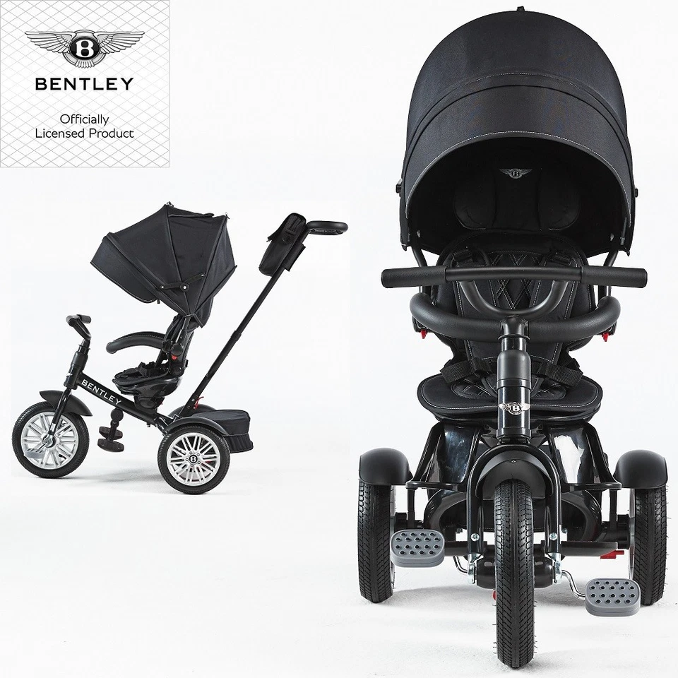 Original BENTLEY TRIKE piano black Kinderwagen Stroller Pram Buggy Tricycle onyx - Bild 1 von 4