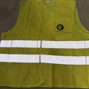 NWOT Size XL Safety Vest Traffic Control Neon Yellow - Picture 1 of 5