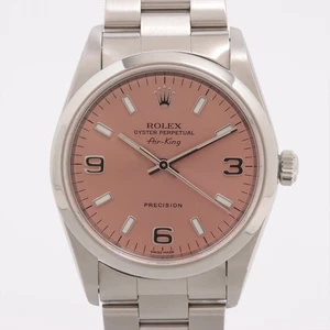Rolex Air-King 14000M SS SS AT Pink-Face - Picture 1 of 9