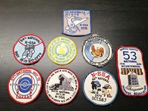 Lot Of 8 Skirmish North South Reenactor Patches N-SSA Nationals - Picture 1 of 6