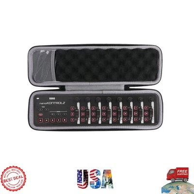 Protective Hard Travel Case for Korg nanoKONTROL2 - Lightweight & Stylish Black - Image 1 of 4