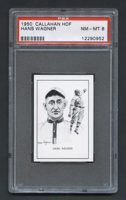 Honus Wagner 1950 PSA 8 casi nuevo-como nuevo Pittsburgh Pirates Fleer Hof clásico de colección RZC Foto 1 de 3