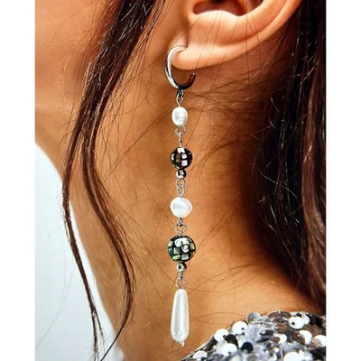 Pendientes colgantes de plata Free People Around the World Foto 1 de 4