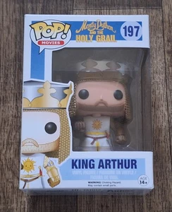 Funko Pop! Vinilo: Monty Python y el Santo Grial - Rey Arturo #197 con protector - Imagen 1 de 7