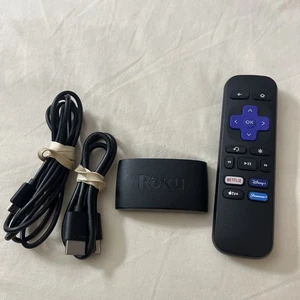 Roku Express 3029x with Remote and HDMI chord No Back On Remote Works Great - Picture 1 of 24