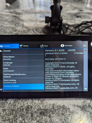 RAND MCNALLY OVERDRYVE 7 OD7 C  7"  GPS NAVIGATION SYSTEM - Image 1 of 4