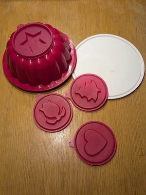 Tupperware Puddingform mit auswechselbaren Motiven - Bild 1 von 3