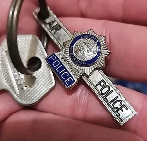 Blair Police Nebraska Tie Bar Style Badge Made Into A Keychain - Picture 1 of 3