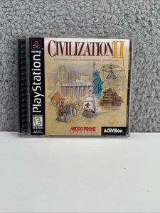 Civilization II 2 (Sony PlayStation 1, 1998) Manual + Reg Card PS1 - Picture 1 of 9