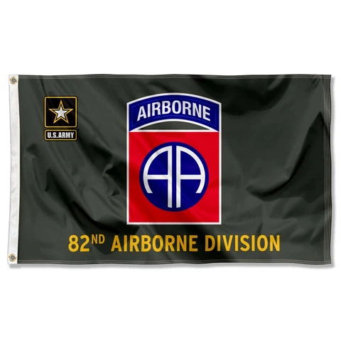 US Army 82nd Airborne Division Flag Large 3x5 Cover