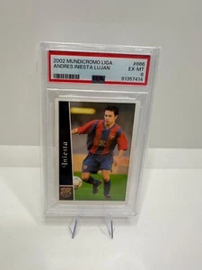Rookie Andres Iniesta Lujan #666 Mundicromo 2002 Barcelona Barça Psa 6 EX MT - Imagen 1 de 2