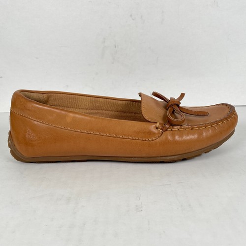 Mocassini Clarks Dameo Swing Driving da donna taglia 6 5 M scarpe slip on in pelle marrone