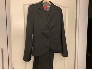 S. Oliver Kostüm Anzug zweiteilig Hose Blazer 34-38 grau Neu Damen Hosenanzug - Bild 1 von 9