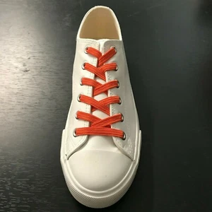 4 Paia No Cravatta Pigro Elastico Piatto Scarpe Lacci per Corsa Jogging Da Tela - Foto 1 di 19