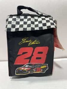 Bolsa de almuerzo Ernie Irvan vintage años 90 NASCAR RYR Ford Thunderbird fiambrera aislada - Imagen 1 de 8