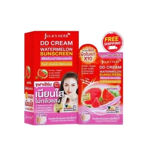 Julaherb DD Cream Watermelon SPF50 PA+++ Sunscreen Brightening Skin  8ml x6 sach - Picture 1 of 14