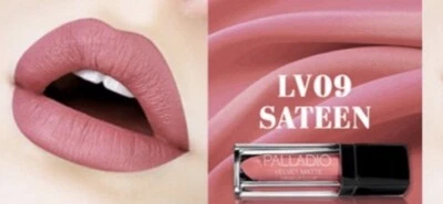Palladio Velvet Matte Cream Lip Color Sateen Pink Mauve Vegan Lipstick - Image 1 of 4
