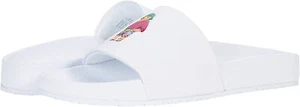 Polo Ralph Lauren Cayson Bear Pool Slides Men's Size 10 11 12 White Sandals New - Picture 1 of 4