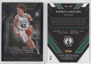 2019-20 Panini Chronicles Majestic Purple /49 Romeo Langford #359 Rookie RC