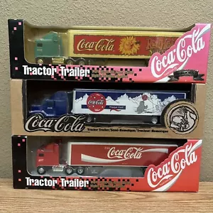 Coca Cola Druckguss Kenworth Freightliner Peterbilt Sattelzug Lot DCP - Bild 1 von 2