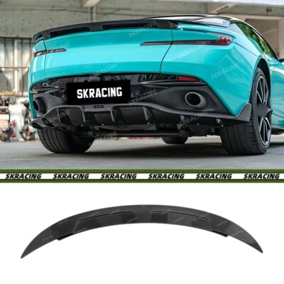 Carbon Fiber Rear Trunk Lip Spoiler Wing Kit For 2017-2023 Aston Martin DB11 - Image 1 of 4