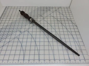 Vintage DEXTER Russell Messerschärfen Honstahl Stab Holzgriff 14" Honig - Bild 1 von 7