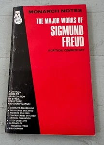 Monarch Notes THE MAJOR WORKS OF SIGMUND FREUD A Critical Commentary 1974 - Picture 1 of 11