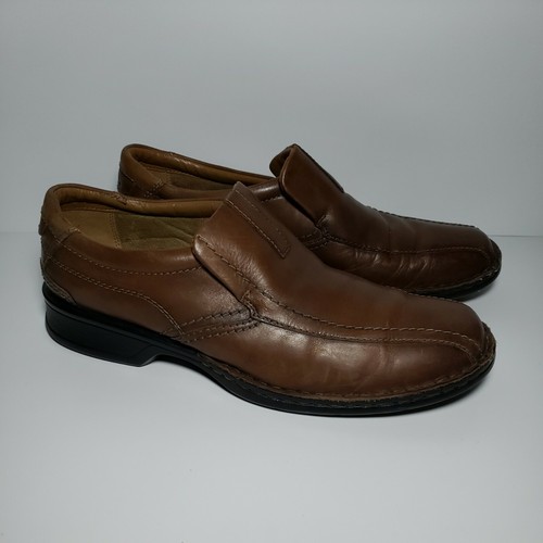 Mocassini Clarks Collection Soft Cushion Ortholite Uomo 10 M Marrone Punta Bicicletta